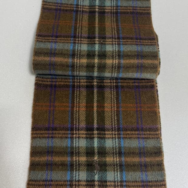 정품)폴로 양면 머플러