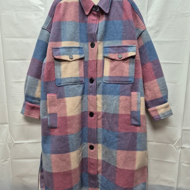 이자벨마랑 체크 코트