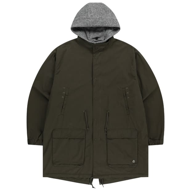 코이세이오 워시드 밀리터리 재킷 야상 머드 카키 MILITARY JACK