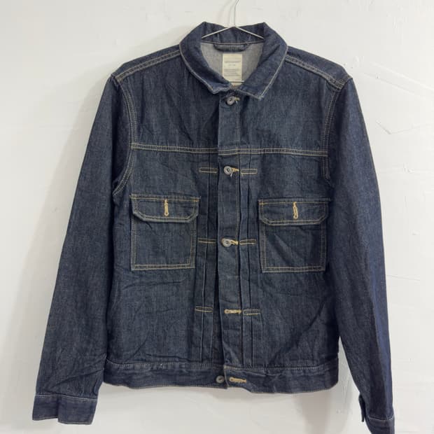back number denim jacket