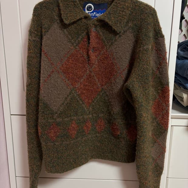 펜필드 아가일 니트