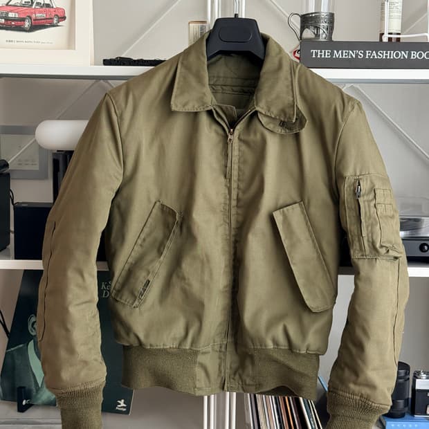 80s 미군 CVC 탱커자켓 알파인더스트리 생산 / S 레귤러