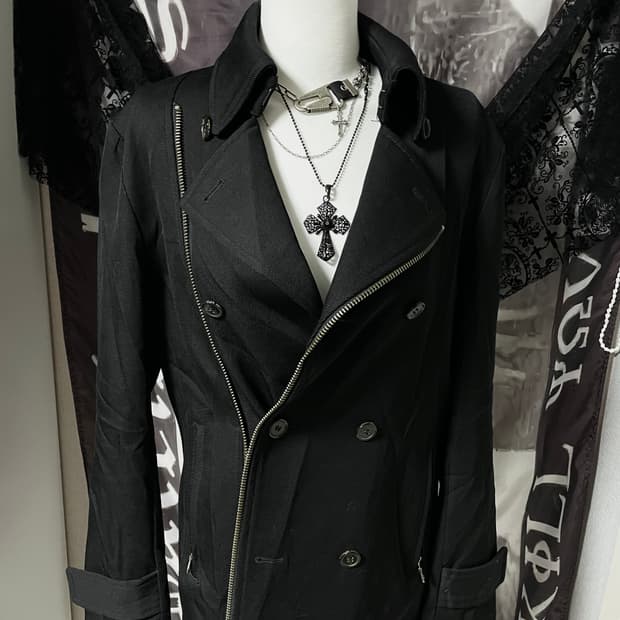 캐서린햄넷 빈티지 피코트 자켓 락시크펑크다크웨어하이엔드헬무트랭