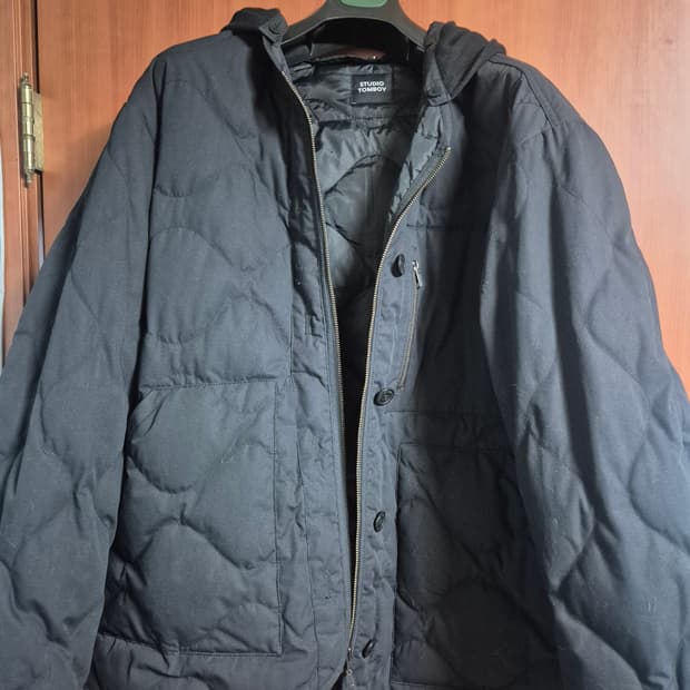 스튜디오 톰보이 후드퀄팅 자켓