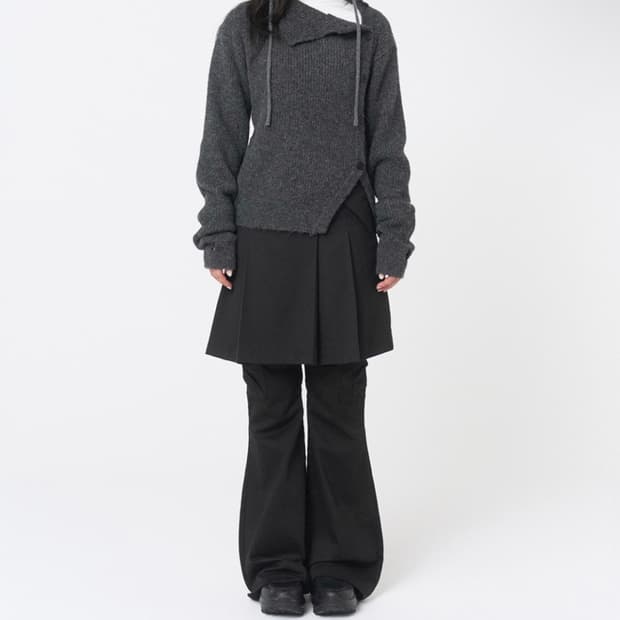 미세키서울 차콜 감성 니트 | 실착4회 , 상태 좋아요🤍