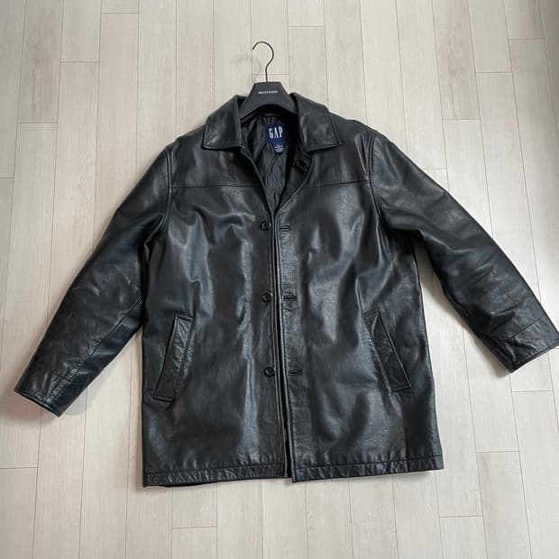 [L] 올드갭 레더 카코트