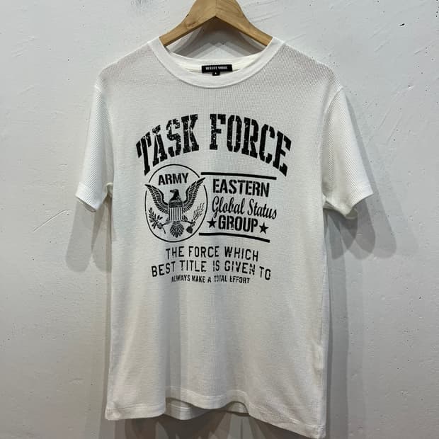 BULLET NOISE TASK FORCE 와플 반팔 티셔츠