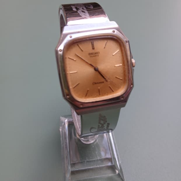 80,s빈티지 세이코 크로노스 옥타곤 쿼츠시계