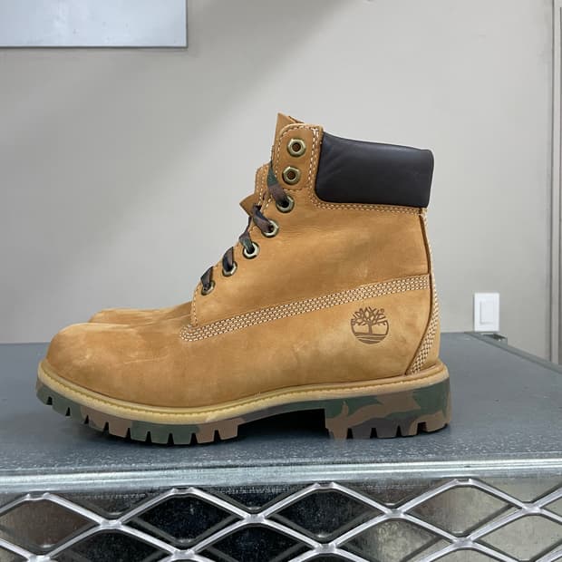 팀버랜드 6인치 프리미엄 카모 부츠 US7 (gr-4037)