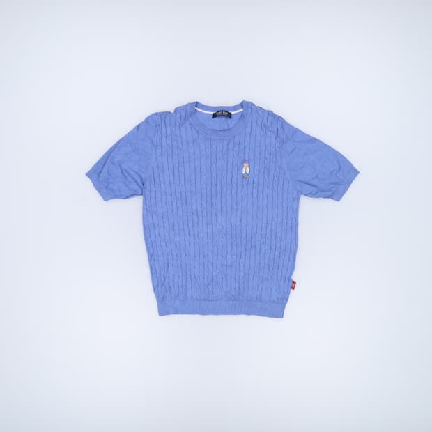 90 신형 테디베어 여성 반팔니트 0421H1