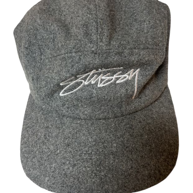 스투시 울 혼방 뉴스보이 캡