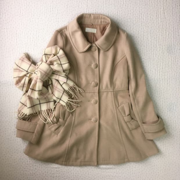 JPN/ 리즈리사깔 리즈리사코트 리본코트 라떼갸루코트 리본코트 갸루