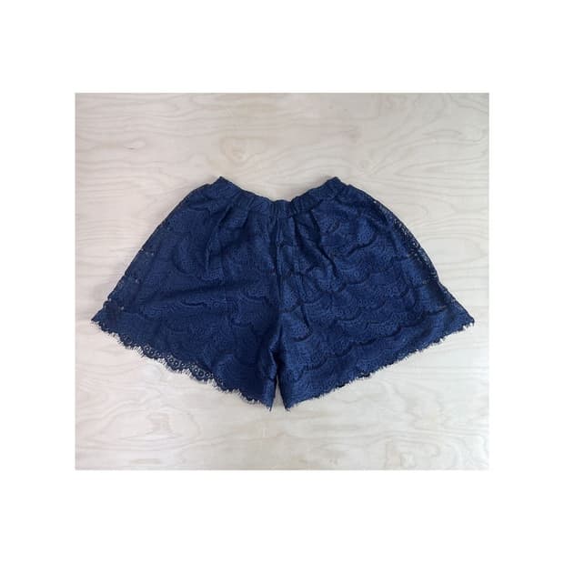 빈티지 네이비 레이스 쇼츠