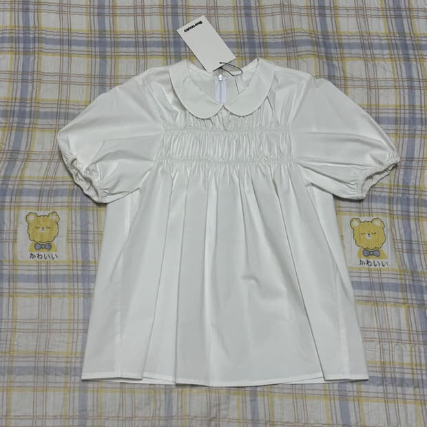 버뮬라 GATHER 칼라 블라우스 (새상품)