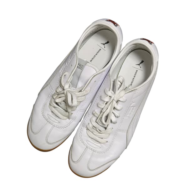 푸마 메종키츠네 로마 화이트 스니커즈 / 남성 신발 / 남성 스니커즈
