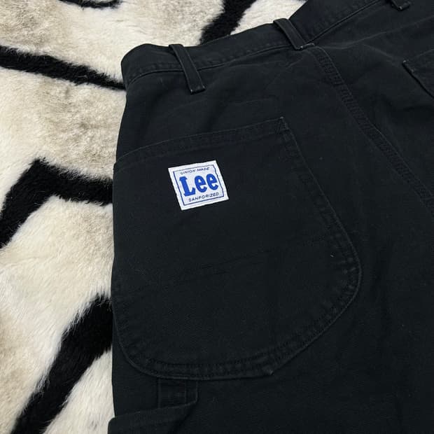 [S]Lee 와이드 카펜더 데님 팬츠/블랙