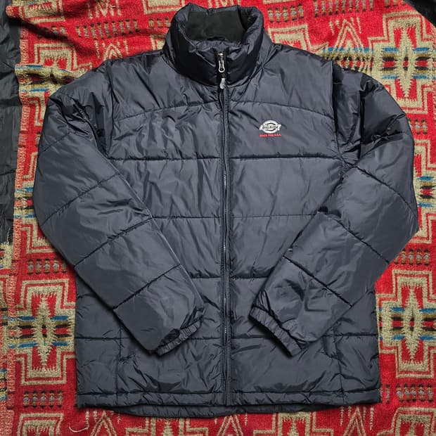 디키즈 블랙 패딩 XL