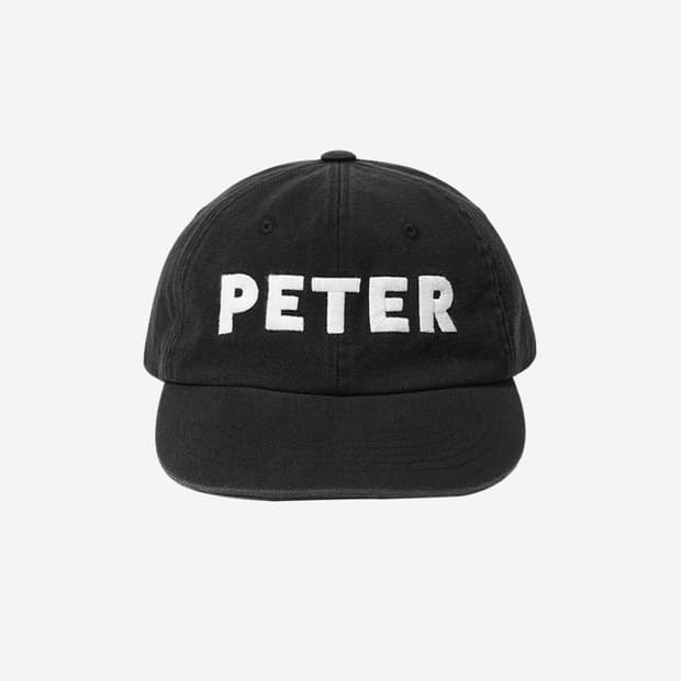 (새상품) 마이네임이즈피터 6-panel peter cap 블랙