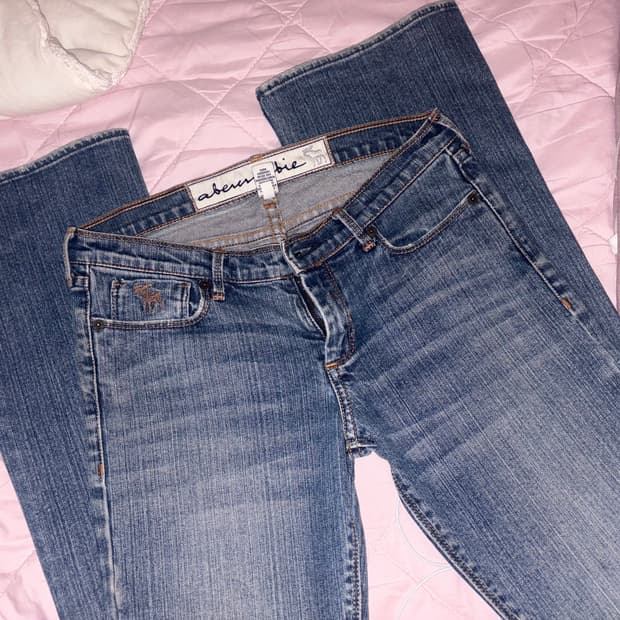 아베크롬비 로우라이즈 부츠컷 빈티지 진