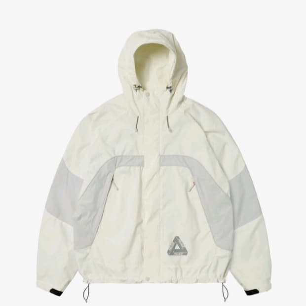 [L] 팔라스 보더 자켓 아이스 오렌지 새상품 palace