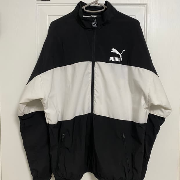 퓨마 우븐 트랙 자켓 바람막이 L 