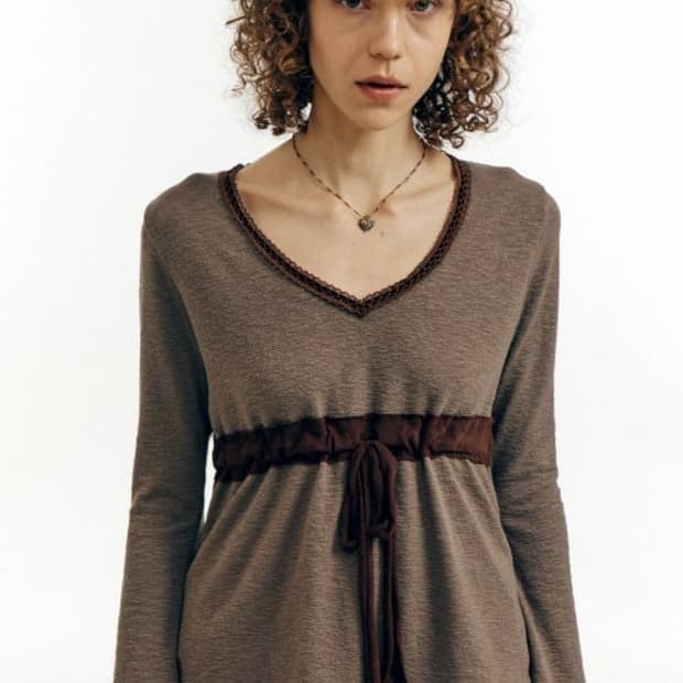 삽니다) 와이낫어스 블라우스 브라운 S