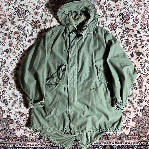 1940s M-48 피쉬테일 파카 오리지널 S