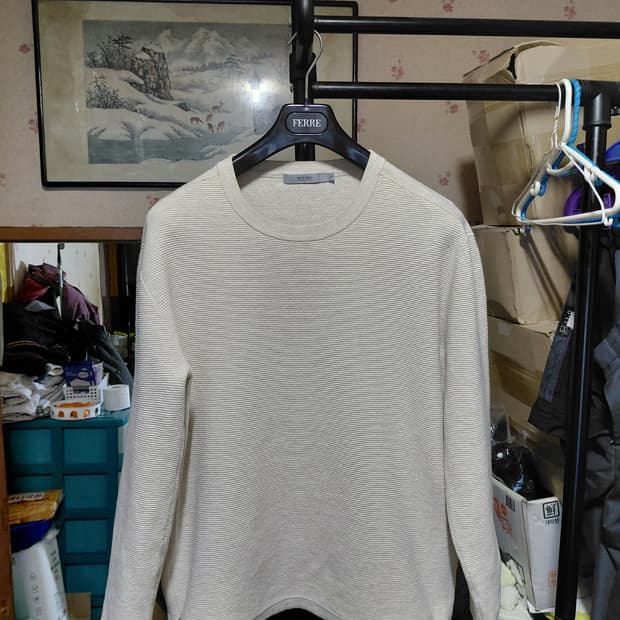 [시리즈]리브드 캐시미어 블렌드 스웨터110사이즈