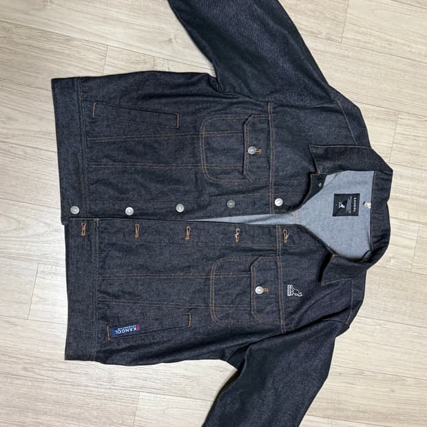 캉골 생지 데님 자켓 L