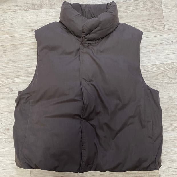 [xL] 유니클로 u 우먼스 퍼프테크 논 퀼팅 베스트 브라운