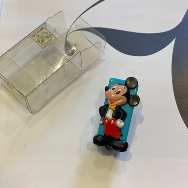 고전 디즈니 미키마우스 스템플러 오브제 문구류
