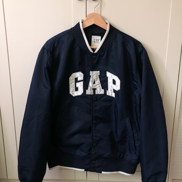 갭 바시티 자켓 m