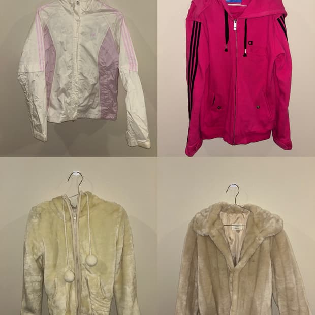 빈티지 옷 할인 벼룩 집업 바람막이 퍼 자켓