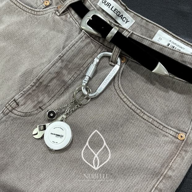 🌗 Carabiner tape keyring / 카라비너 줄자 키링