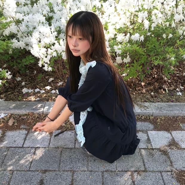 Burberry frill dress