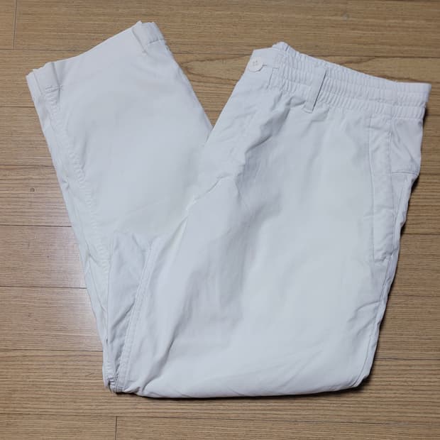 나이키 남성 화이트 7부 조거팬츠