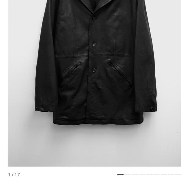 youth 유스 워시드 레더 자켓 새상품 L