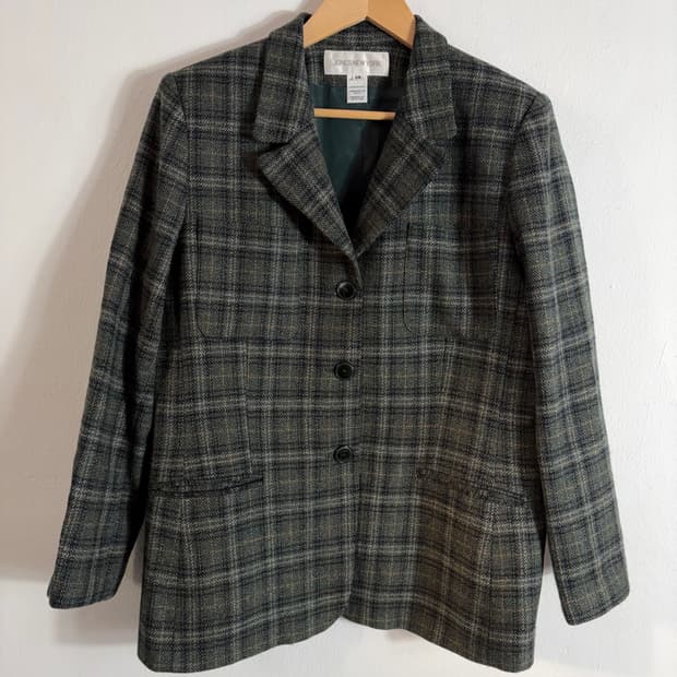 90s 존슨뉴욕 빈티지 트위드 블레이저(14)