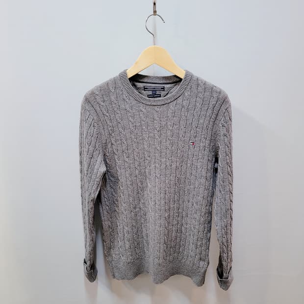 S) 타미힐피거 케이블 니트 
