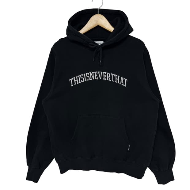 디스이즈네버댓 자수로고 후드티