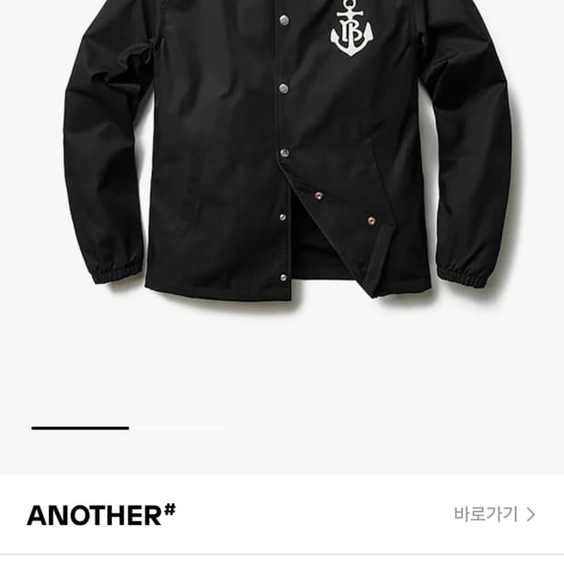 바스통 House 163 블랙 코치 자켓 L사이즈