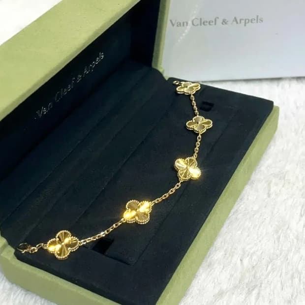 [제작/18K] 반클리프 기요세 팔찌