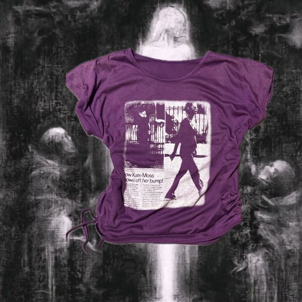 Y2K girl printing shirt