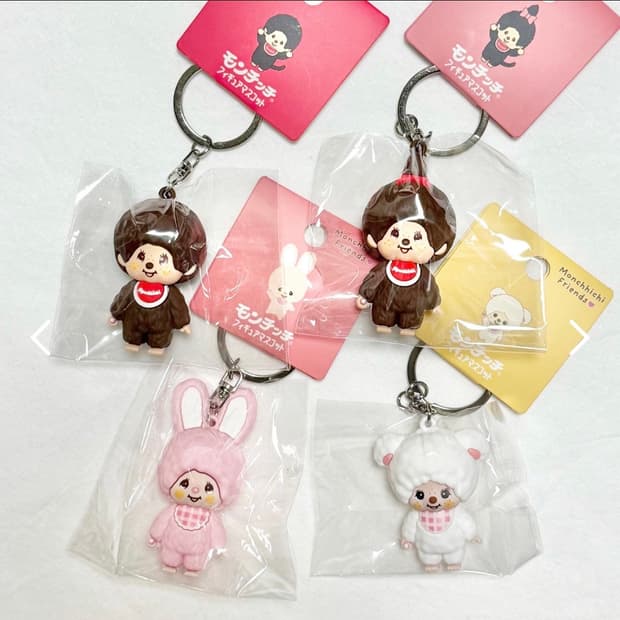 몬치치 키링 4종 세트