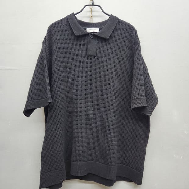 커스텀멜로우 와플패턴 반팔카라 38(XL) 남여공용