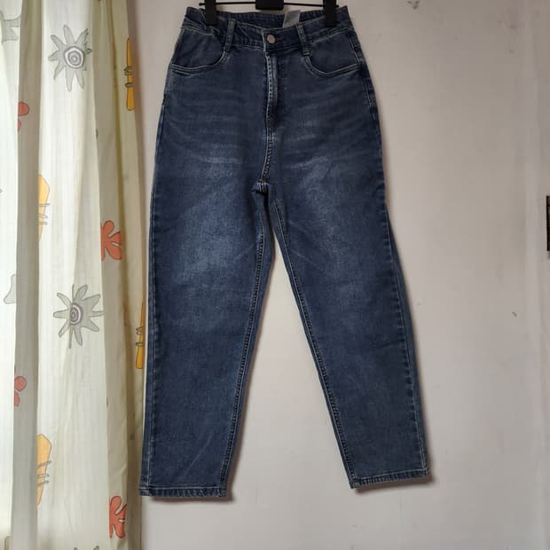 허리 신축성 있는 데님 청바지 55(25~26)