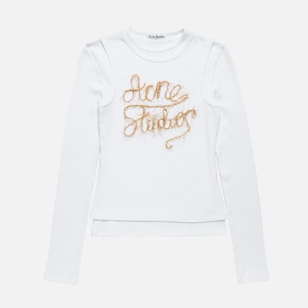 [S,M]아크네스튜디오 26ss 레이어드 로고 티셔츠