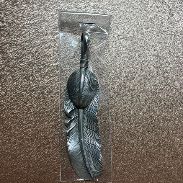 네이티브 아메리칸 실버 깃털 페더 펜던트