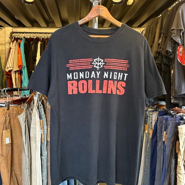 WWE 프로레슬링 Monday Night Rollins 프린팅 티셔츠