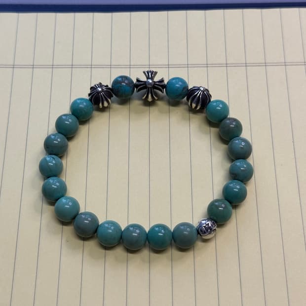 크롬하츠 비즈13 터키석8mm